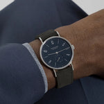 Carregue a imagem no visualizador da Galeria, Relógio NOMOS Glashütte Tangente 38mm Blue on Strap 167