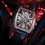 Carregue a imagem no visualizador da Galeria, Relógio Seagull Watch Street Fighter Barrel Skeleton Sporty Watch 42*40mm 849.57.6166K