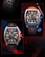 Carregue a imagem no visualizador da Galeria, Relógio Seagull Watch Street Fighter Barrel Skeleton Sporty Watch 42*40mm 849.57.6166K