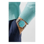 Carregue a imagem no visualizador da Galeria, Relógio Feminino NOMOS Glashütte Club Campus 38mm Endless Blue on Strap 724