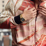 Carregue a imagem no visualizador da Galeria, Relógio Bulova Marine Star 98A273 Gold-Tone Automático