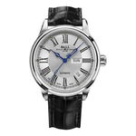 Carregue a imagem no visualizador da Galeria, Relógio BALL Trainmaster Roman 41mm - Silver on Leather Strap Automático