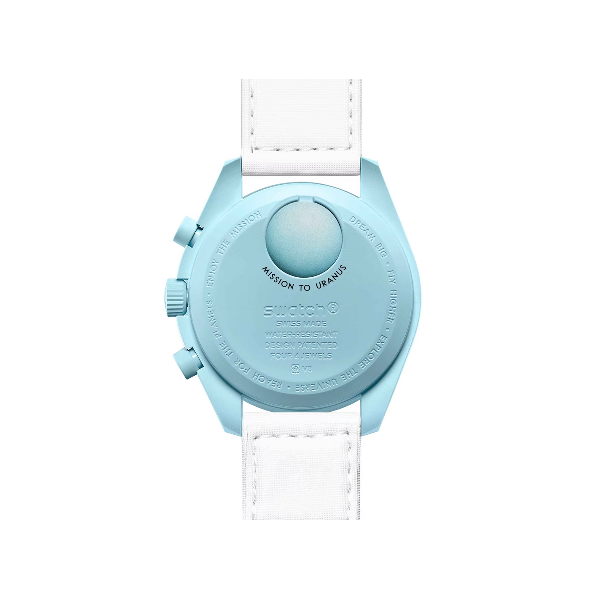 Omega x Swatch - Mission to Uranus – Pendulum Relojoaria Omega x Swatch - Mission to Uranus – Pendulum Relojoaria