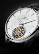 Carregue a imagem no visualizador da Galeria, Relógio Seagull Watch Center Axis Tourbillon Watch Folding Fan Patterned 818.12.8825