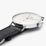 Carregue a imagem no visualizador da Galeria, Relógio NOMOS Glashütte Metro 37mm - White Silver-Plated 1101