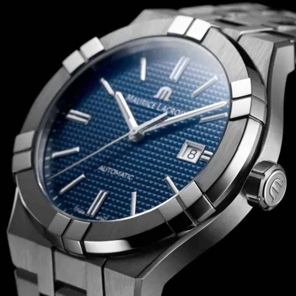 Orologio Maurice Lacroix Aikon Automatic Date 42 in argento AI6008 Orologio Maurice Lacroix Aikon Automatic Date 42 in argento AI6008