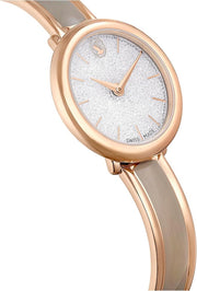 Relógio Feminino Swarovski Crystalline Lustre Leather Strap Band 5709814