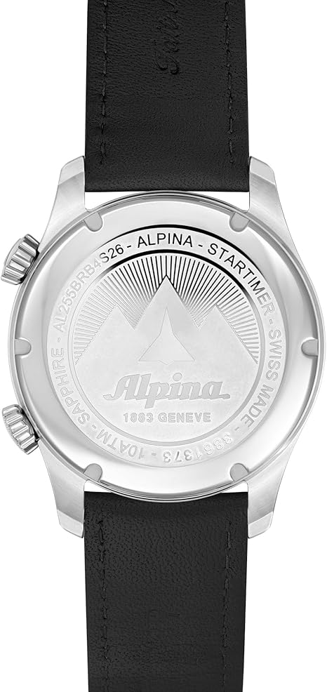 Relógio Alpina Startimer Swiss GMT Worldtimer Quartz AL-255BRB4S26