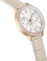 Carregue a imagem no visualizador da Galeria, Relógio Feminino Swarovski Matrix Chrono Watch Leather Strap 5702849