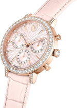 Carregue a imagem no visualizador da Galeria, Relógio Feminino Swarovski Matrix Chrono Watch Leather Strap 5698300