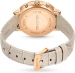 Carregue a imagem no visualizador da Galeria, Relógio Feminino Swarovski Matrix Chrono Watch Leather Strap 5702849