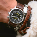 Carregue a imagem no visualizador da Galeria, Relógio Bulova A-15 Pilot Military 96A245