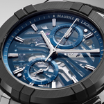 Carregue a imagem no visualizador da Galeria, Relógio Maurice Lacroix AIKONIC AUTOMÁTICO CHRONOGRAPH SKELETON AC8018-SSL20-030-4