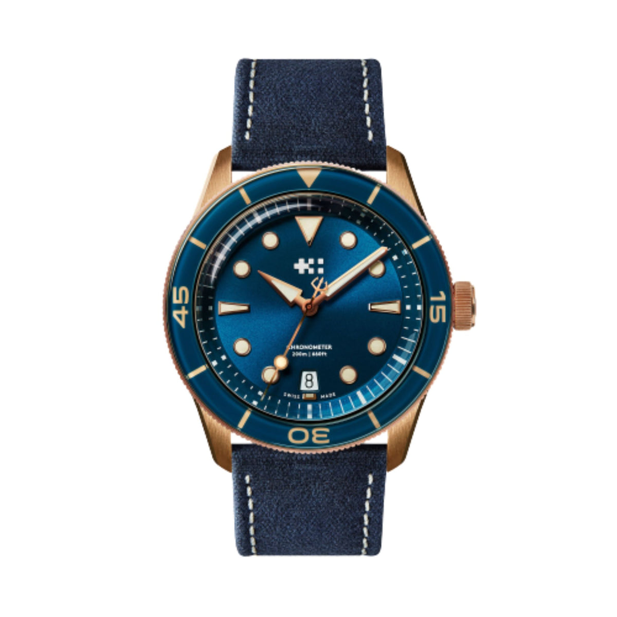 Relógio Christopher Ward C65 Aquitaine Bronze COSC - Automático