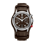 Carregue a imagem no visualizador da Galeria, Relógio Hanhart 417 ES Mocha Flyback Date, 42 mm H721L.282-