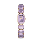 Carregue a imagem no visualizador da Galeria, Relógio Feminino Swarovski Watch Octagon Cut Bracelet Purple 5722364