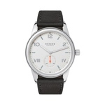 Carregue a imagem no visualizador da Galeria, Relógio NOMOS Glashütte Club Campus 38mm White Silver-Plated on Strap 735