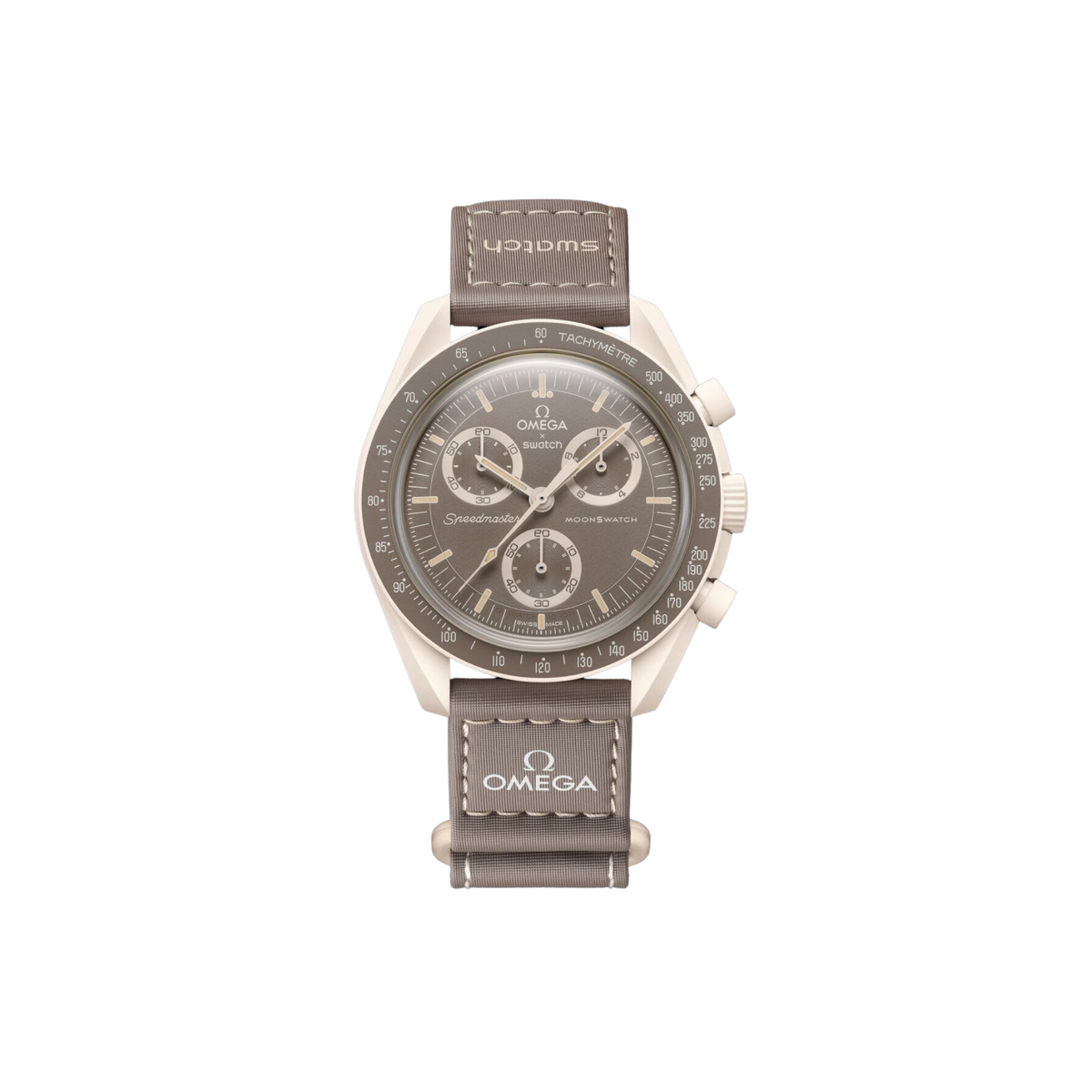 時計 OMEGA Speedmaster Mission ON EARTH Omega x Swatch - Mission on Earth DESERT – Pendulum Relojoaria
