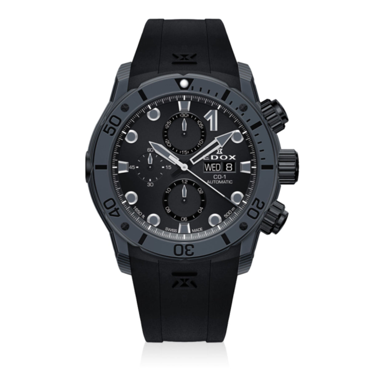Relógio Edox CO-1 CO-1 CARBON CHRONOGRAPH 01125-CLNGN-NING