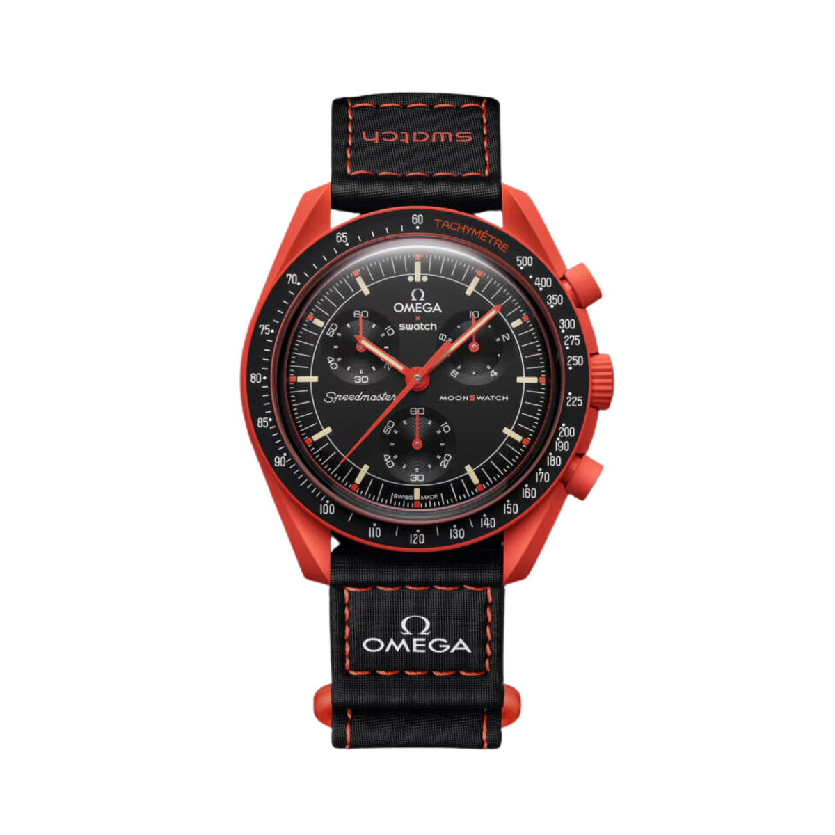 Omega x Swatch - Mission on Earth Lava – Pendulum Relojoaria