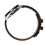 Carregue a imagem no visualizador da Galeria, Relógio Circula Steel sports watch Facet Brown - Suede Strap FS-SV-UU