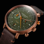 Carregue a imagem no visualizador da Galeria, Relógio STERNGLAS Hamburg Chrono 42 mm S01-HC35-VI17 Quartzo
