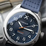 Carregue a imagem no visualizador da Galeria, Relógio Circula Pilot watch ProFlight Blue PF-SS-BB-SK-A