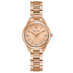 Carregue a imagem no visualizador da Galeria, Relógio Feminino Bulova Sutton Aço Rosé 97P151