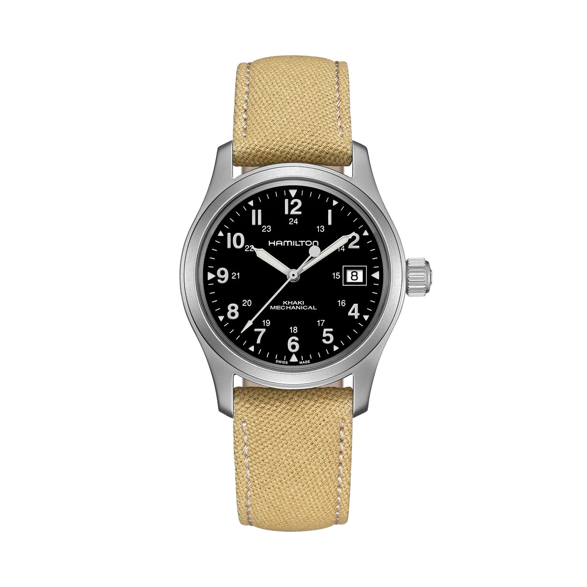 Relógio Hamilton Khaki Field Hand Wind H69439933 - Mecânico 38mm
