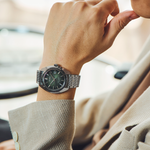 Carregue a imagem no visualizador da Galeria, Relógio SJE113 King Seiko KS1969 Re-Interpretation Green Textured Dial