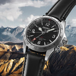 Carregue a imagem no visualizador da Galeria, Relógio Seiko SPB379 Alpinist GMT Black 3 Day Automático
