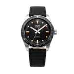 Carregue a imagem no visualizador da Galeria, Relógio Vulcain 660170A07.BHM286 Skindiver Nautique - Black with Khaki Brown Lum