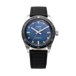 Carregue a imagem no visualizador da Galeria, Relógio Vulcain 660170A37.BHM286 Skindiver Nautique - Blue with Khaki Brown Lum