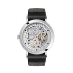 Carregue a imagem no visualizador da Galeria, Relógio NOMOS Glashütte Tangente 2Date 37.5mm Silver on Leather Strap 135