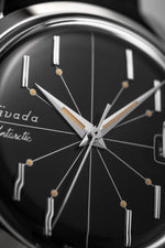 Carregue a imagem no visualizador da Galeria, Relógio Nivada Grenchen ANTARCTIC SPIDER BLACK 38mm 32072A17