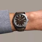 Carregue a imagem no visualizador da Galeria, Relógio Circula Steel sports watch Facet Brown - Suede Strap FS-SV-UU
