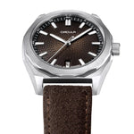 Carregue a imagem no visualizador da Galeria, Relógio Circula Steel sports watch Facet Brown - Suede Strap FS-SV-UU