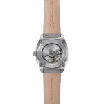 Carregue a imagem no visualizador da Galeria, Relógio Circula Steel sports watch Facet Silver - Suede Strap FS-SV-WG