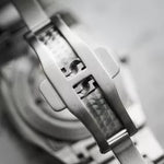Carregue a imagem no visualizador da Galeria, Relógio Circula Steel sports watch Facet Petrol - Steel Strap with Butterfly Clasp FS-SV-PP-SF-AB
