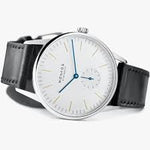 Carregue a imagem no visualizador da Galeria, Relógio NOMOS Glashütte Orion 38mm White on Leather Leather Strap 384