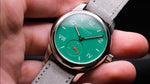 Carregue a imagem no visualizador da Galeria, Relógio Feminino NOMOS Glashütte Club Campus 36mm Electric Green on Leather Strap 715