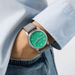 Carregue a imagem no visualizador da Galeria, Relógio Feminino NOMOS Glashütte Club Campus 36mm Electric Green on Leather Strap 715