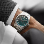 Carregue a imagem no visualizador da Galeria, Relógio Circula Steel sports watch Facet Petrol - Steel Strap with Extension Folding Clasp FS-SV-PP-SF-AE