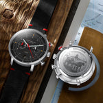 Carregue a imagem no visualizador da Galeria, Relógio STERNGLAS S01-HCN03-VI29 Hamburg Chrono 42 mm Mecha-Quartz