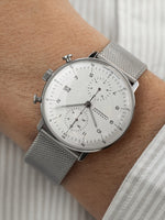 Carregue a imagem no visualizador da Galeria, Relógio Junghans max bill Chronoscope 27/4003.46