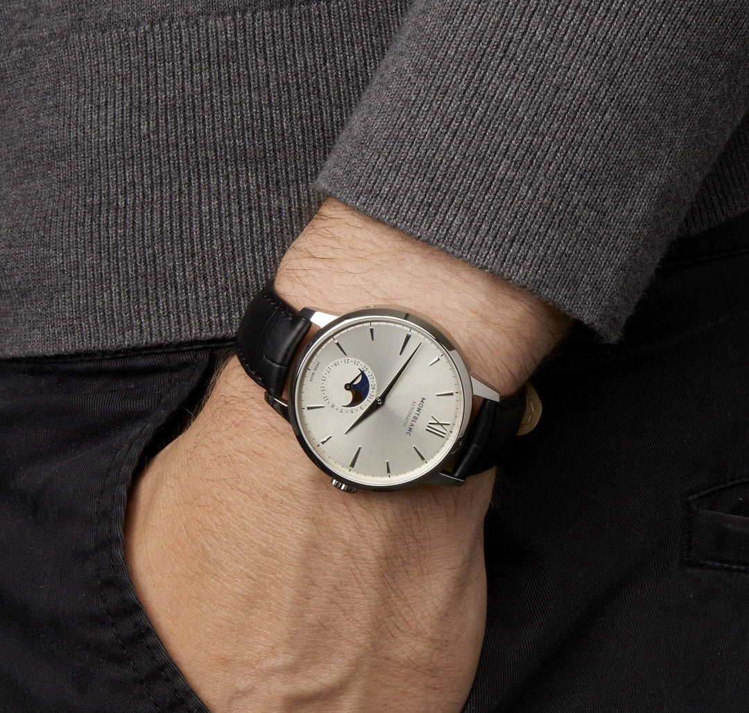Relógio Montblanc Meisterstuck Heritage Moonstruck 110699 - Automático - 39mm - Pendulum Relojoaria