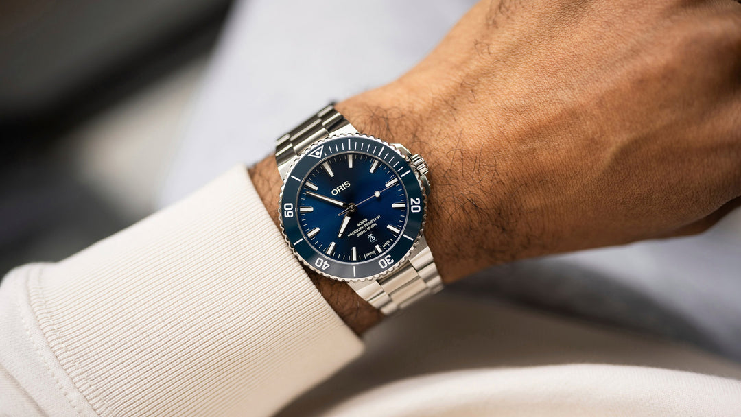 Relógio Oris AQUIS DATE 01 733 7789 4135-07 8 23 04PEB - 43,5mm