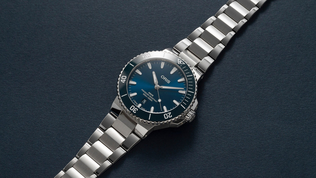 Relógio Oris AQUIS DATE 01 733 7789 4135-07 8 23 04PEB - 43,5mm