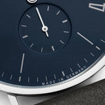 Carregue a imagem no visualizador da Galeria, Relógio NOMOS Glashütte Tangente 38mm Blue on Strap 167