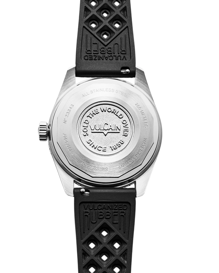 Relógio Vulcain 680174A57.BHM286 Skindiver GMT - White Luminova Beige